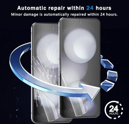 3 Pack for Samsung Galaxy Z Flip 5 Screen Protector Flexible TPU Film with 2 Pack Outer Film Screen Protector, Easy Installation, Self-Healing, HD Clear(Not Glass) - size: for Galaxy Z Flip 5