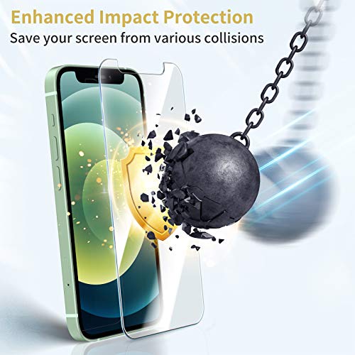 UNBREAKcable 3-Pack Screen Protector for iPhone 12 mini Tempered Glass - size: iPhone 12 mini