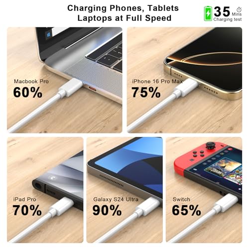 Matsusho 240W USB C to USB C Charging Cable for iPhone 17 16 15
