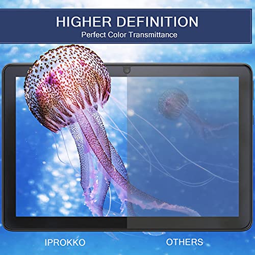 IPROKKO 2 Pack Anti-Blue Light Screen Protector for Fire HD 10 Tablet (10.1 Inch) - Fire HD 10 Plus/Kids/Kids Pro Anti Glare Screen Film - size: Fire HD 10