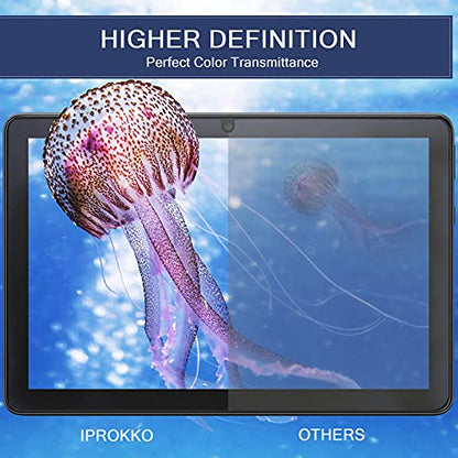 IPROKKO 2 Pack Anti-Blue Light Screen Protector for Fire HD 10 Tablet (10.1 Inch) - Fire HD 10 Plus/Kids/Kids Pro Anti Glare Screen Film - size: Fire HD 10