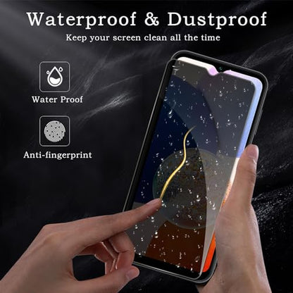[2+2 Pack] Privacy Screen Protector for Samsung Galaxy A14 5G, Anti-Spy Shatterproof Tempered Glass with Camera Lens Tempered Glass 9H Hardness Bubble Free Anti-Glare Case Friendly