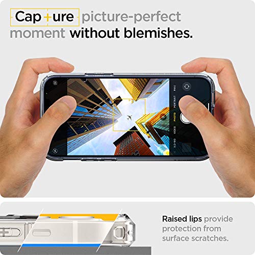 Spigen for iPhone 12 Mini Case, Ultra Hybrid [No Magnet Ring][Anti-Yellowing] - Crystal Clear - color: Crystal Clear, size: iPhone 12 Mini