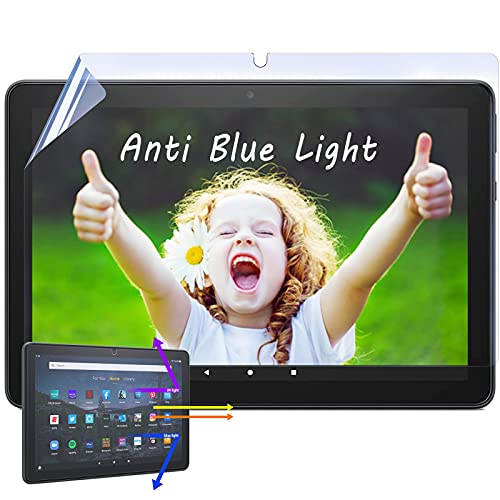 IPROKKO 2 Pack Anti-Blue Light Screen Protector for Fire HD 10 Tablet (10.1 Inch) - Fire HD 10 Plus/Kids/Kids Pro Anti Glare Screen Film - size: Fire HD 10
