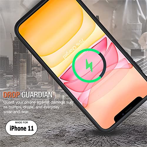 Battery Case for iPhone 11, Upgraded 10000mAh Rechargeable Portable Charging Case with Wireless Charging Compatible for iPhone 11 (6.1 inch) with Carplay Extended Battery Pack Charger Case (Black) - size: iPhone 11