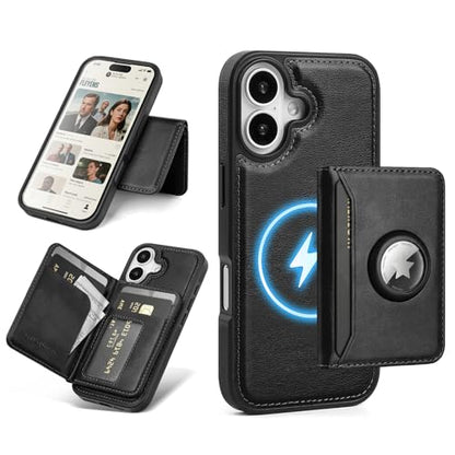 Antsturdy Compatible with MagSafe iPhone 17 Wallet Case,Black - color: Black, size: iPhone 17 - 6.3"