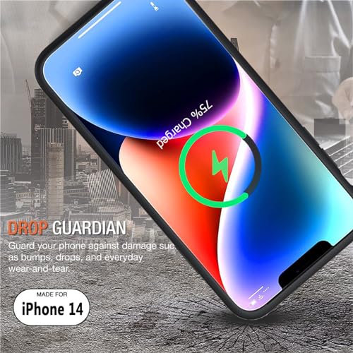 Battery Case for iPhone 14, Upgraded 10000mAh Rechargeable Portable Charging Case with Wireless Charging Compatible for iPhone 14 (6.1 inch) with Carplay Extended Battery Pack Charger Case (Black) - size: iPhone 14