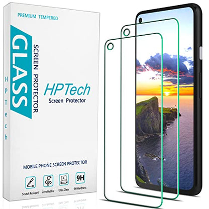 2 Pack Screen Protector for Google Pixel 4a 5G Tempered Glass Film - color: Clear-Google Pixel 4a 5G