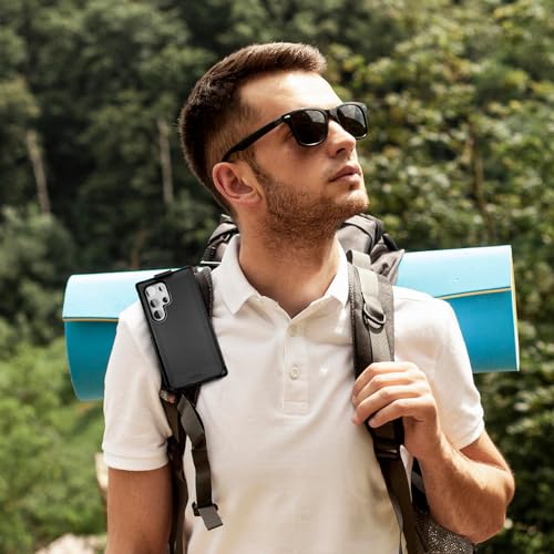 MOTIVE Heavy Duty Case for Samsung Galaxy s23 Ultra, Belt Clip | 6.8" | Bunker Series, Military Grade Multi-Layer Protection, PC/TPU Build, Sealed Port Cover, 20 ft Drop tested - size: S23 Ultra
