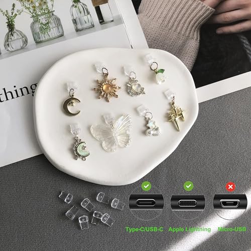Charms for Kindle E-reader Phone Anti Dust Plug Charm - color: Golden,Silver