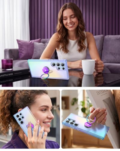 SYNCWIRE Adhesive Phone Ring Holder, Cell Phone Grip, iPhone Ring Stand - color: Aurora Gradient, size: 1 Pack
