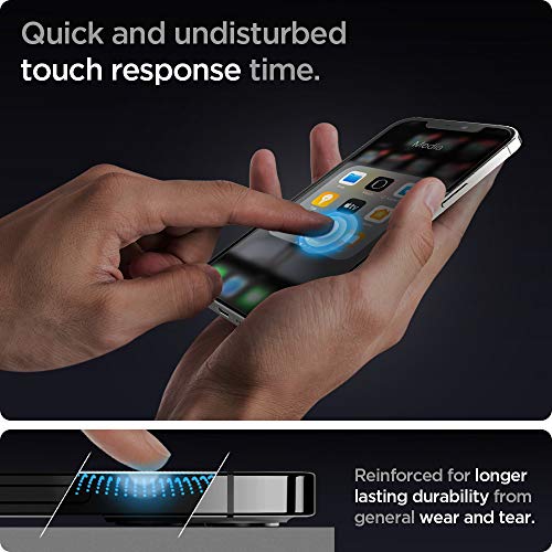 Spigen GlasTR EZ FIT Privacy Screen Protector for iPhone 12/12 Pro - size: iPhone 12 Pro / iPhone 12