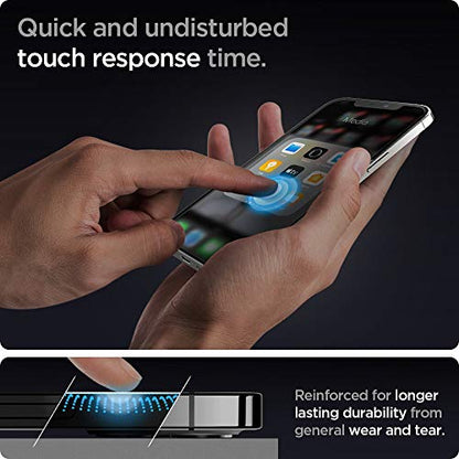 Spigen GlasTR EZ FIT Privacy Screen Protector for iPhone 12/12 Pro - size: iPhone 12 Pro / iPhone 12