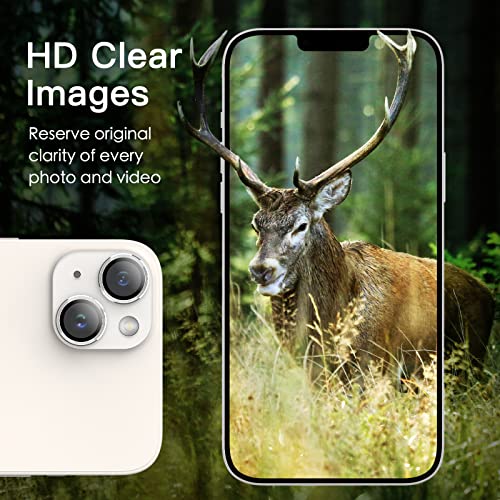 JETech Camera Lens Protector for iPhone 14/14 Plus, Starlight, 1 Set - color: Starlight