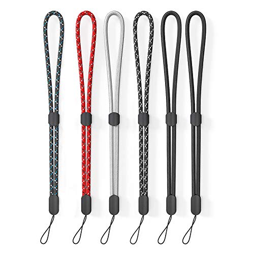 Avorast 6 Pack Cell Phone Camera Wrist Straps, Wrist Lanyards - color: Mixed Vibrant