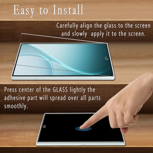 2 Pack Screen Protector for Samsung Galaxy Z Fold 7 Tempered Glass - color: Clear-Galaxy Z Fold 7