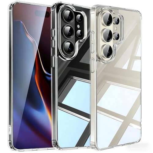 for Samsung Galaxy S26 Ultra Case Clear [Anti-Yellowing][Military-Grade Protection] Shockproof Silicone TPU Ultra Slim Phone Case for Samsung Galaxy S26 Ultra 5G 2026 Cover,Crystal Clear - color: Clear, size: Galaxy S26 Ultra