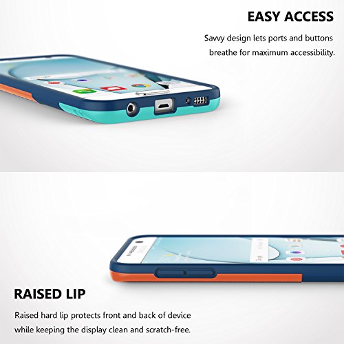 Jeylly Galaxy S7 Case, [3 Color] Slim Hybrid Impact Rugged Soft TPU & Hard PC Bumper Shockproof Protective Anti-Slip Case Cover Shell for Samsung Galaxy S7 S VII G930 GS7 - Blue | [3 Color] Slim Hybrid Impact Rugged Soft TPU&Hard PC Bumper Shockproof Prot