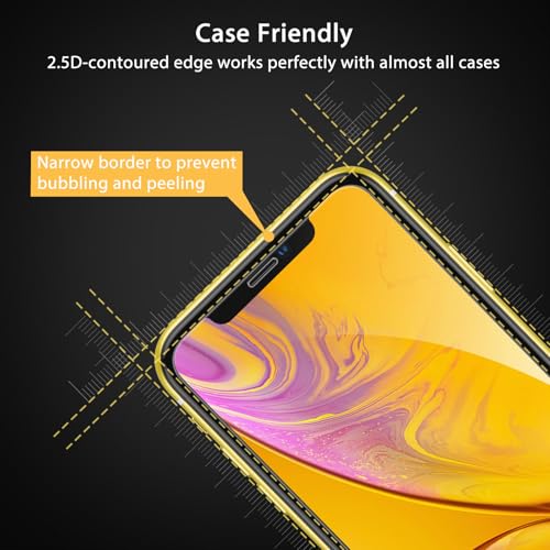 UNBREAKcable 2-Pack Screen Protector for iPhone 11/XR Tempered Glass - size: iPhone 11/XR