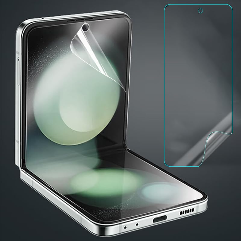3PCS Clear Screen Protector for Samsung Galaxy Z Flip 5 5G Inner Screen Protection Hydrogel Films Not Tempered Galss (Inner Screen Film) - size: Inner Screen Film