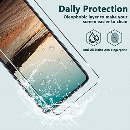 [3+3 Pack] Galaxy S10e Screen Protector + Camera Lens Protector, HD Tempered Glass Film, 9H Hardness, Scratch Resistant, Easy Installation, Bubble Free, Screen Protector for Samsung Galaxy S10e