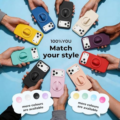 Magnetic Finger Loop Grip for iPhone 17/16/15/14/13/12 Series, Gradient - color: Gradient