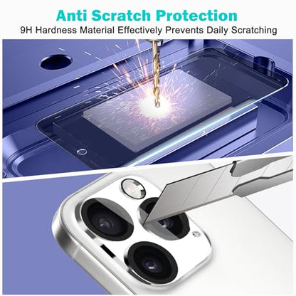 PEHAEL for iPhone 16 Pro Privacy Screen Protector+Camera Lens Protector