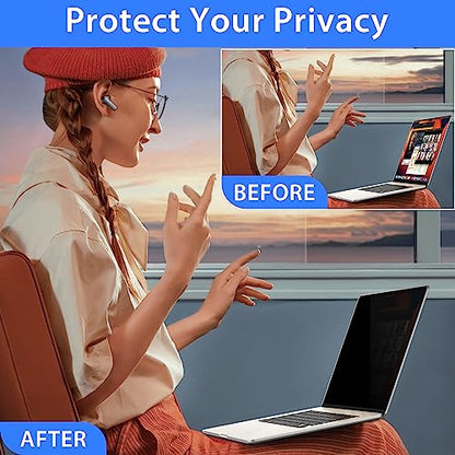 Removable Privacy Screen for MacBook Air 15 inch (2023-2026, M2,M3,M4,M5) - size: MacBook Air 15.3 inch