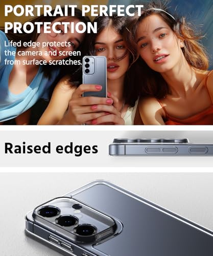 Compatible with Samsung Galaxy S26 Plus Case, Ultra [Slim Thin] Flexible Clear TPU [Scratch-Resistant] Gel Rubber Soft Skin Silicone Protective Phone Case Cover for Galaxy S26 Plus (Clear) - size: S26 Plus