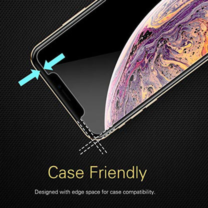 rooCASE 3-Pack Screen Protector for iPhone 11 / iPhone XR, [Force Resistant Up to 44 Pounds] Tempered Glass Screen Protector for iPhone 11 (2019) / iPhone XR (2018) [Case Friendly]
