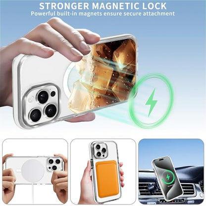 Magnetic Case for iPhone 13 Pro Max Design On Clear Base, Compatible with MagSafe, Slim Protective Soft TPU Bumper Phone Cover Women Girls Case Brown Ice Drinking - color: Brown Ice Drinking, size: iPhone 13 Pro Max
