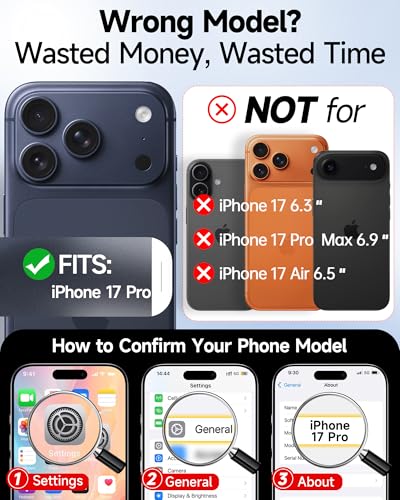LeYi for iPhone-17-Pro Case Wallet: with Card Holder Blue i Phone iphone17 17pro Cover iPone iohone Protective Funda para Military Grade Heavy Duty Men Phone17 iphone17pro Procase, Navy Blue - color: Blue, size: iPhone 17 Pro 6.3''