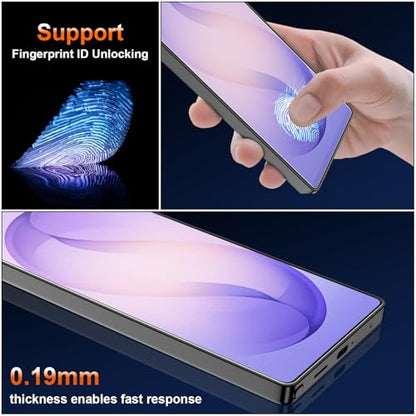 [3 Pack] for Galaxy S26 Ultra Matte TPU Screen Protector (Not Glass), Fingerprint Sensor Compatible, Anti-Glare, Touch Sensitive, Self-Healing, Full Adhesive Flexible Film