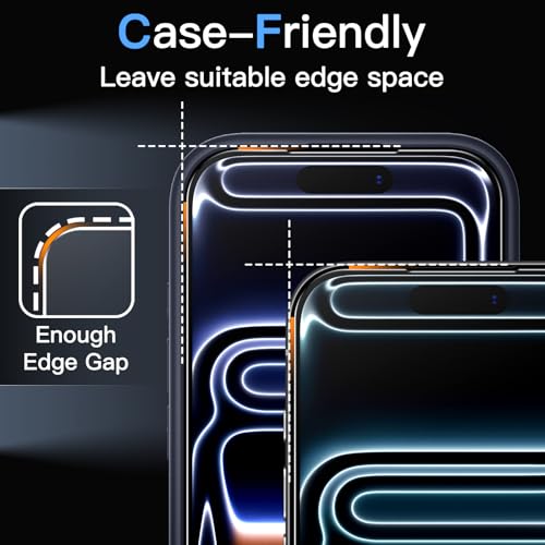JETech Anti-Reflective 9H+ Screen Protector for iPhone 17 Pro Max, 2-Pack - size: iPhone 17 Pro Max