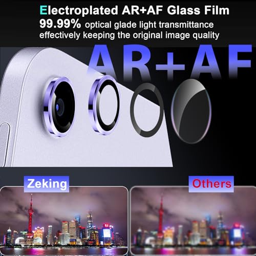 Zeking 2 Set for iPad Air 13/ Air 11 M3 2025 Camera Lens Protector - color: Purple