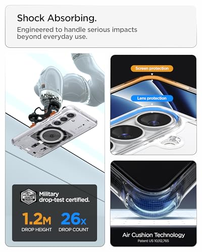 Spigen for Galaxy S26 Case, Ultra Hybrid MagFit [Anti-Yellowing] [Compatible with MagSafe] [Fast Wireless Charging] - Neo One - color: Neo One, size: Galaxy S26