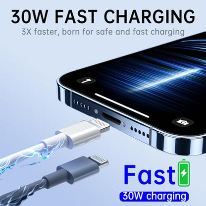 Gartmost for USB C to Lightning Cable, 5Pack [MFi Certified, 5x3.3FT] - size: 3.3ft+3.3ft+3.3ft+3.3ft+3.3ft