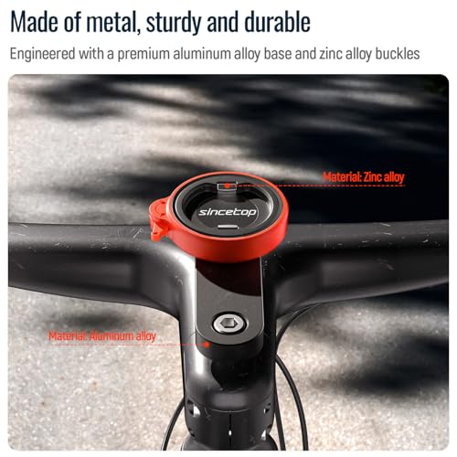 Bike Phone Mount,Mountain Bicycle Stem Cap Phone Holder,Fit All Stem Cap - color: 【1st Gen】Stem Cap Mount-Orange