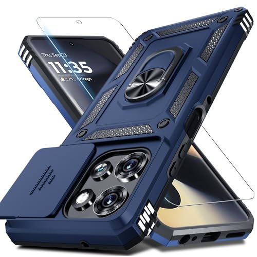 for Moto G Power 5G 2026/2025 Case Built in Slide Camera Cover Blue - color: Blue, size: Moto G Power 5G(2025)