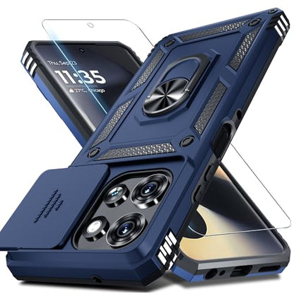 for Moto G Power 5G 2026/2025 Case Built in Slide Camera Cover Blue - color: Blue, size: Moto G Power 5G(2025)