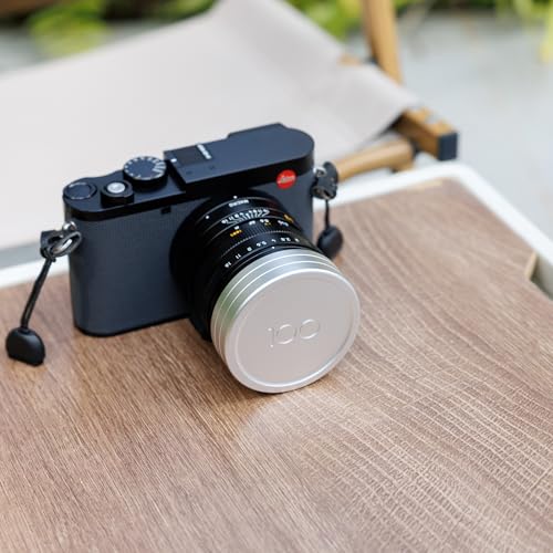 Q3 43 Metal Lens Cap Protector for Leica Q3 43 Q Q-P Camera Accessories - color: Silver
