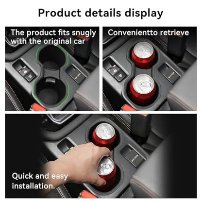 smabee Center Console Cup Holder for Subaru Forester 2025 (Not Fit 2026+) - size: Center Console Cup Holder Insert