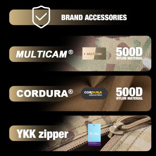TSPRO MOLLE Phone Pouch, Tactical Smartphone Holder Belt Carry Outdoor - color: Multicam