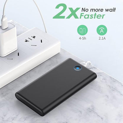[2-Pack] Portable Charger Power Bank 20000mAh,Ultra Slim Fast Charging Battery Pack with Dual USB Outputs,Travel Essential Portable Phone Charger for iPhone 18/17/16/15/14/13,Galaxy S25, Android etc