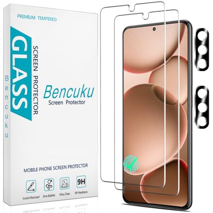 2+2 Pack Screen Protector for Samsung Galaxy S22 5G Tempered Glass - color: Samsung Galaxy S22 5G-Clear