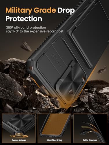 Vihibii for Samsung Galaxy A17 5G Phone Case Wallet with Card Holder, Black - color: Black, size: Samsung Galaxy A17