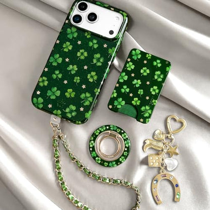 VELVET CAVIAR Compatible with MagSafe Phone Grip - color: Lucky Clover