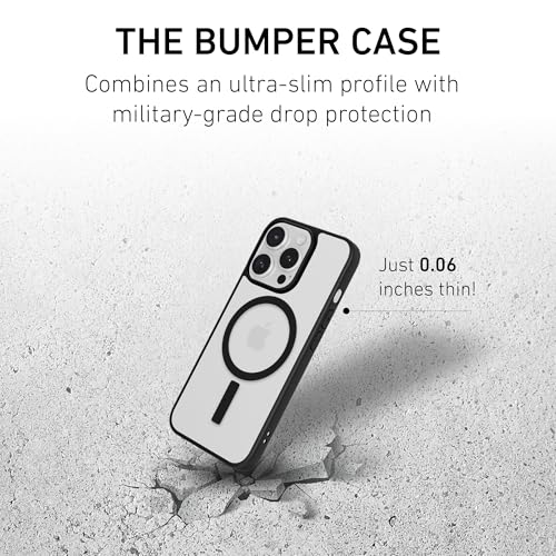 PEEL Bumper Case for iPhone 16 (Black) - color: Black, size: Magnetic+Bumper