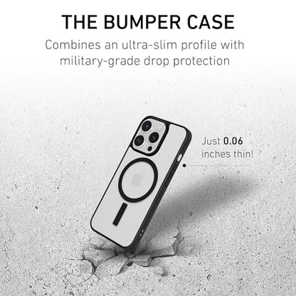 PEEL Bumper Case for iPhone 16 (Black) - color: Black, size: Magnetic+Bumper