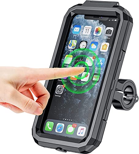 Kewig Bike Phone Mount with Aluminum Alloy Handlebar Mount Base - size: S